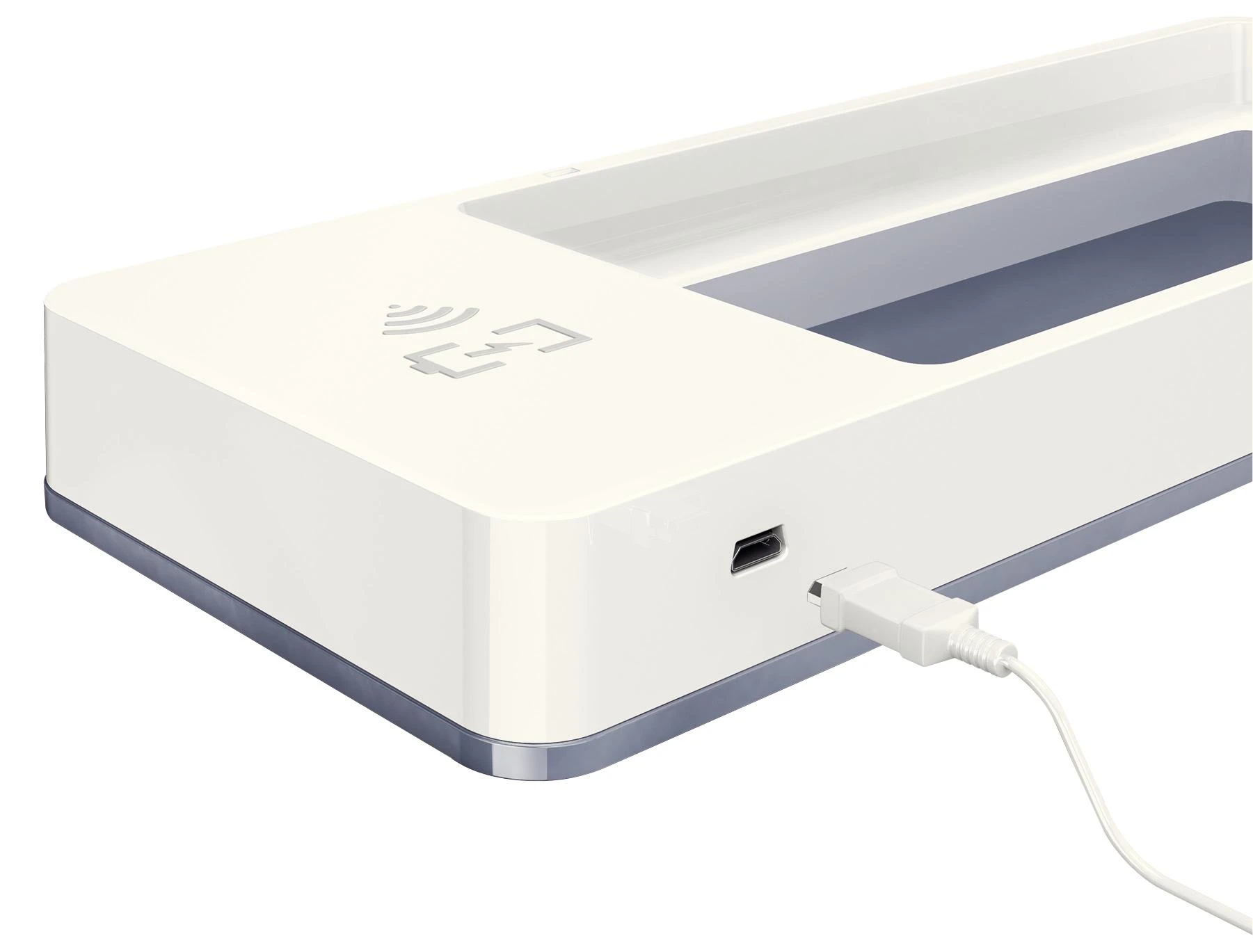 Leitz WOW stalo organizatorius su USB įkrovimo jungtimi