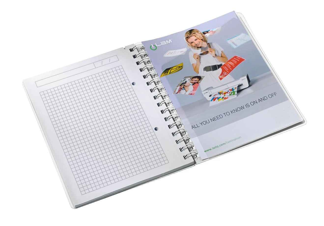 Leitz KOŁONOTATNIK W KRATKĘ A5 PP LEITZ WOW, ROŽINĖ 80389448