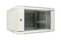 EXTRALINK 6U 600X600 AZH sieninė spintelė sūpynės tipo pilka