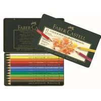 Faber-Castell - Polychromos Color Pieštukas skarda iš 12 vnt