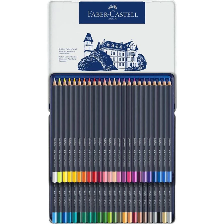 Spalvoti pieštukai Faber-Castell Goldfaber Creative Studio, 48 spalvos