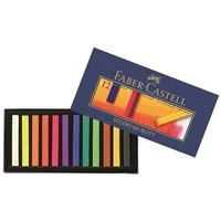 Pastelinės kreidelės Faber-Castell Goldfaber, 12 spalvų
