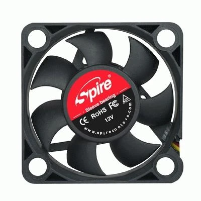 SPIRE, dėklas, PSU ir VGA aušintuvas, 50x50x15mm, 12V, 3pin, Orion 50x25, SP05015S1M3