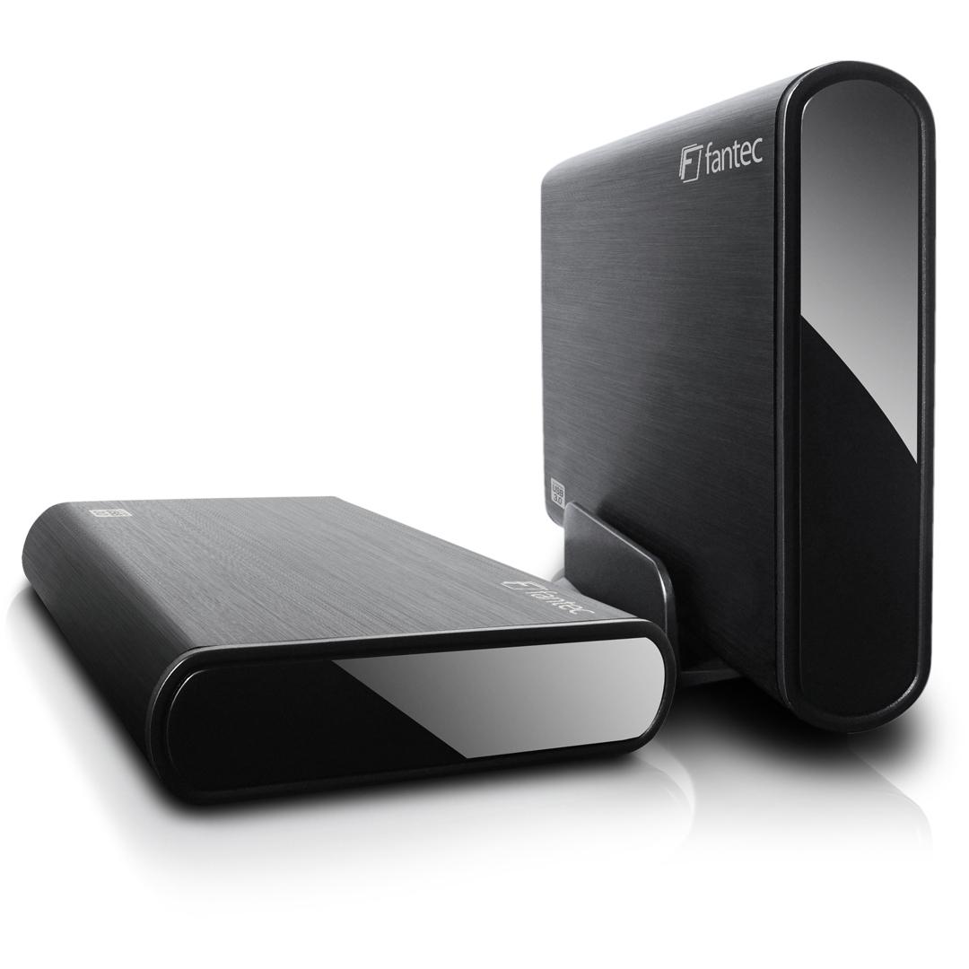 Fantec DB-ALU31 juodas 3,5 SATA USB 3.1 Typ-C