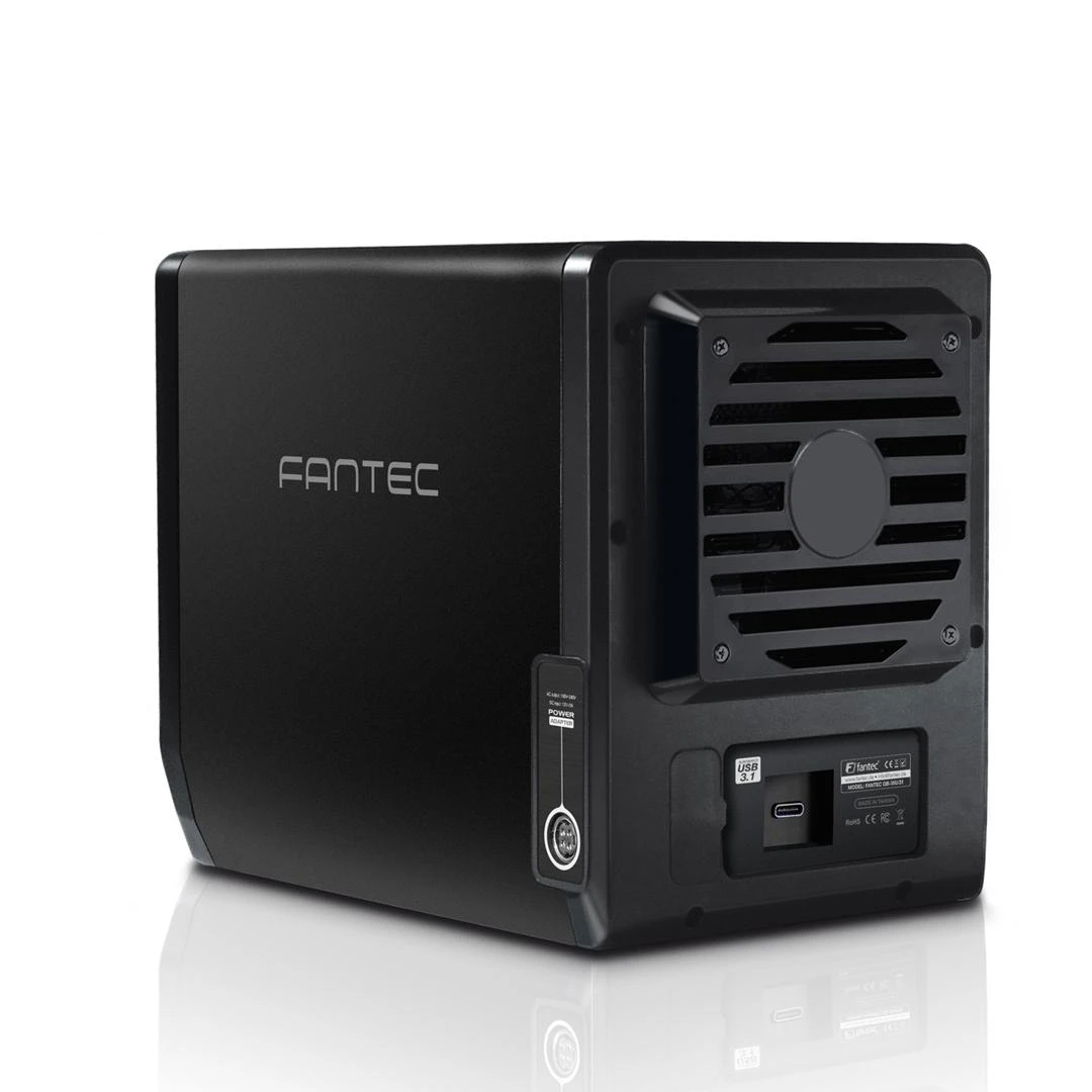 Fantec QB-35U31 išorinio korpuso galinė dalis