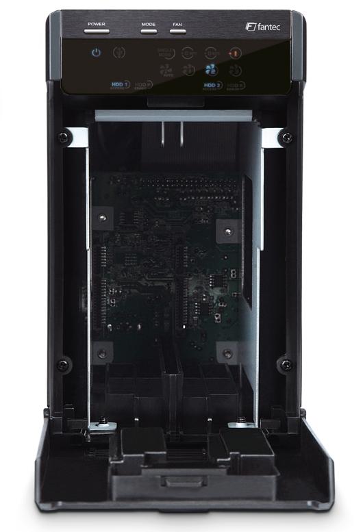 Fantec Fantec FANTEC QB-X2U31R RAID CASE/2X3.5IN SATA HDD USB3.1 C 10G