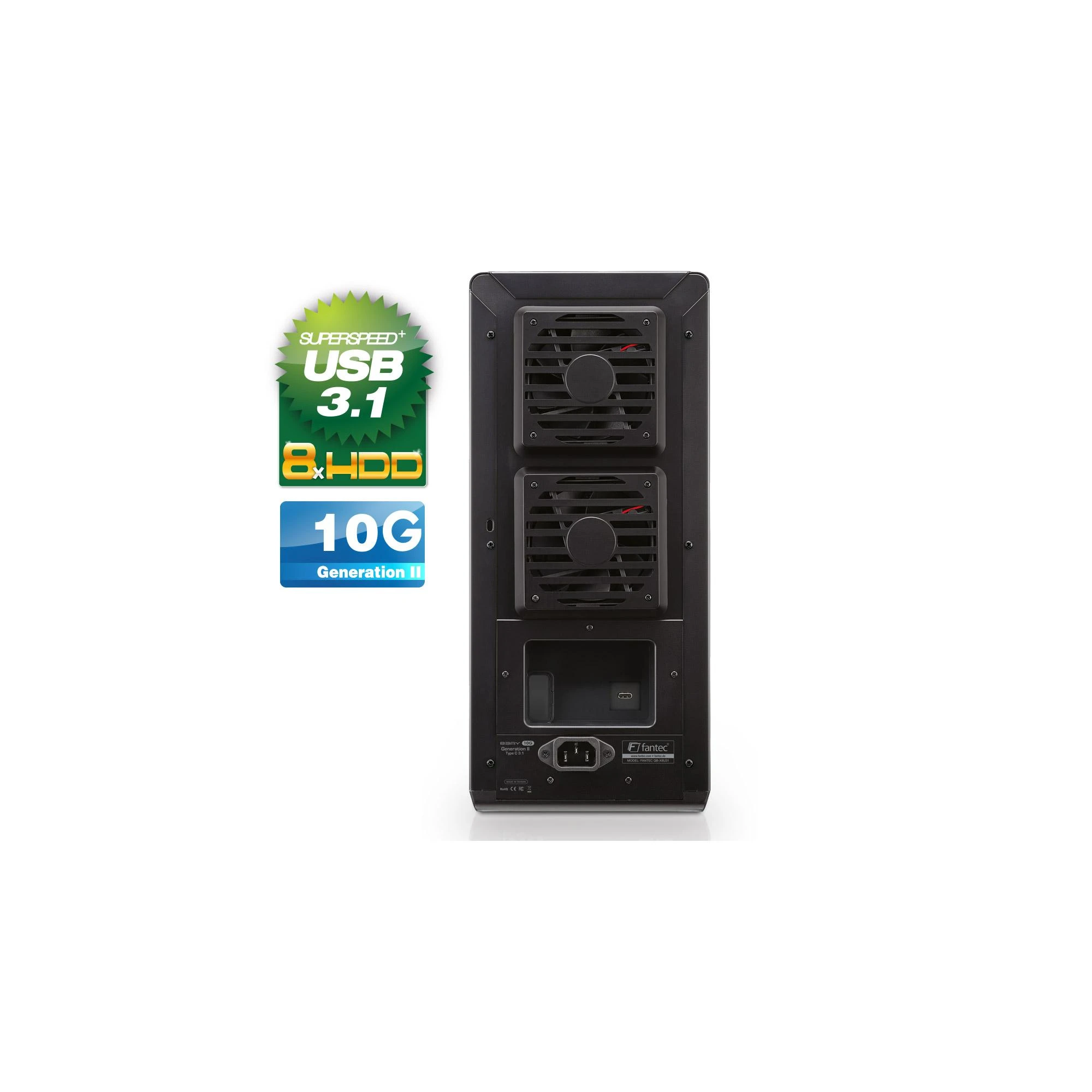 FANTEC QB-X8U31 8x 3,5 SATA HDD USB 3.1