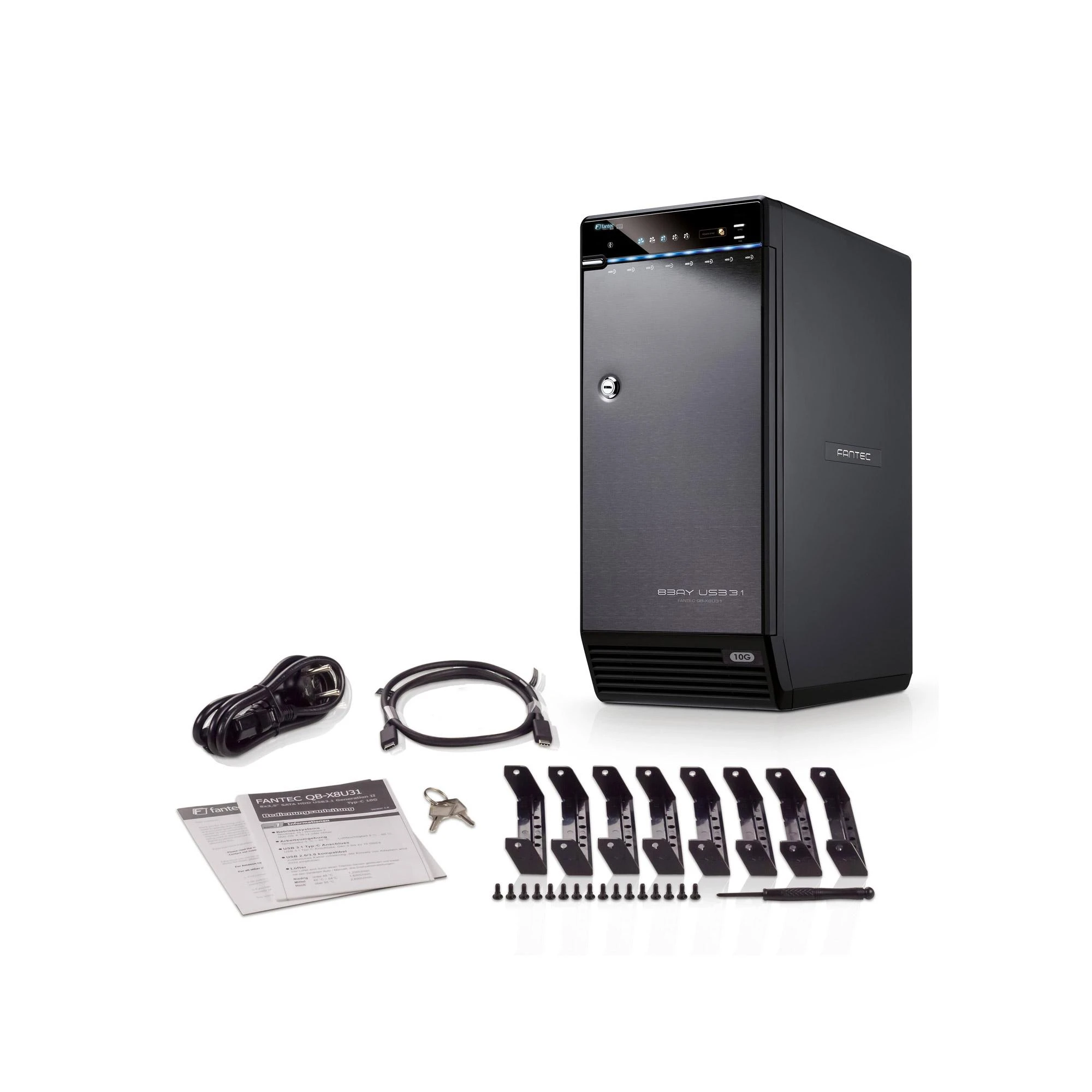 FANTEC QB-X8U31 8x 3,5 SATA HDD USB 3.1