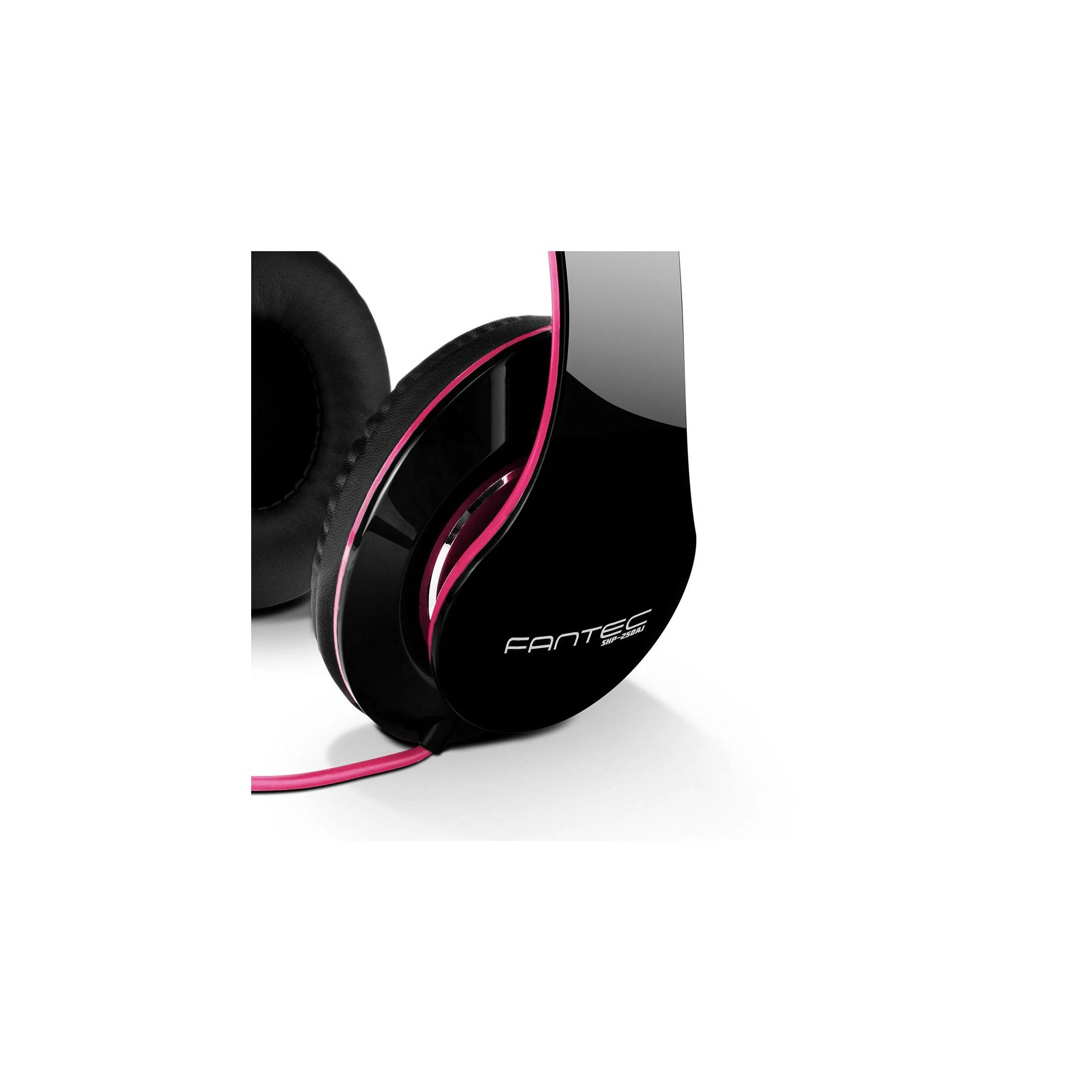 Stereo ausinės Fantec SHP-250AJ, Juoda-rožinė