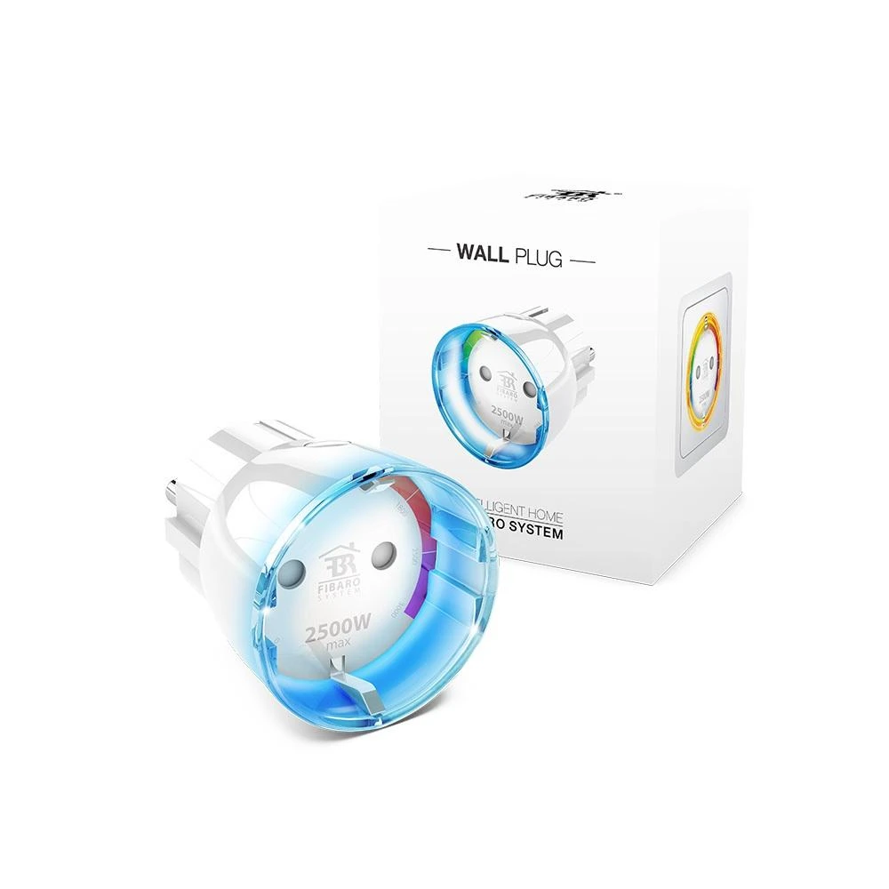 Fibaro | Sieninis kištukas | Z-Wave | Baltas
