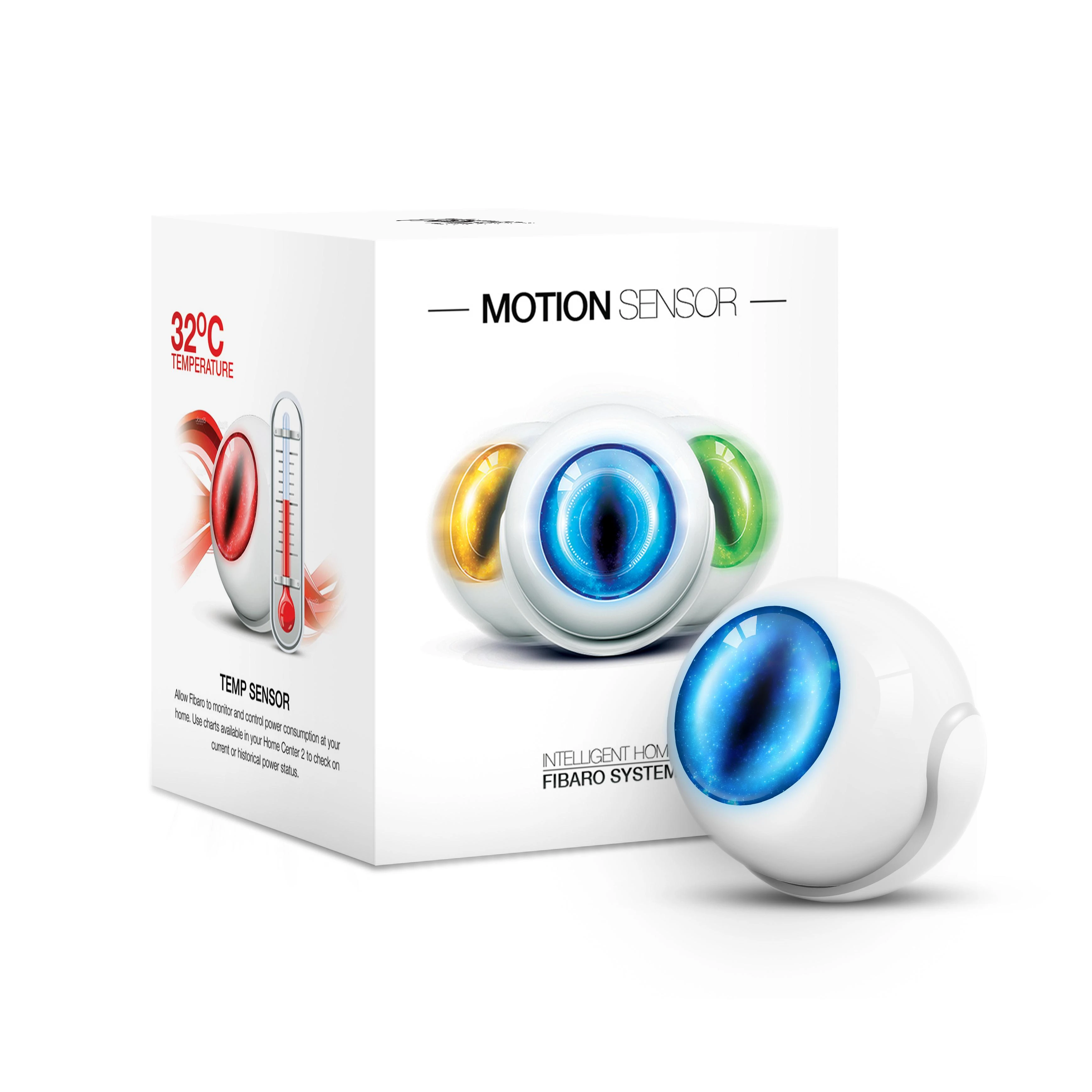 Fibaro | Judesio jutiklis | Z-Wave | Baltas