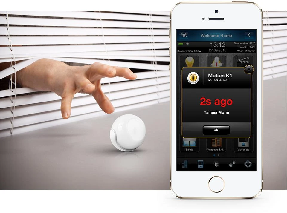 Fibaro | Judesio jutiklis | Z-Wave | Baltas
