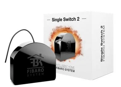 Fibaro | Single Switch 2 | Z-Wave | Juodas
