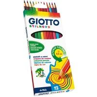 Fila „Giotto Stilnovo“ intensyvios 12 spalvų kreidelės (273987)