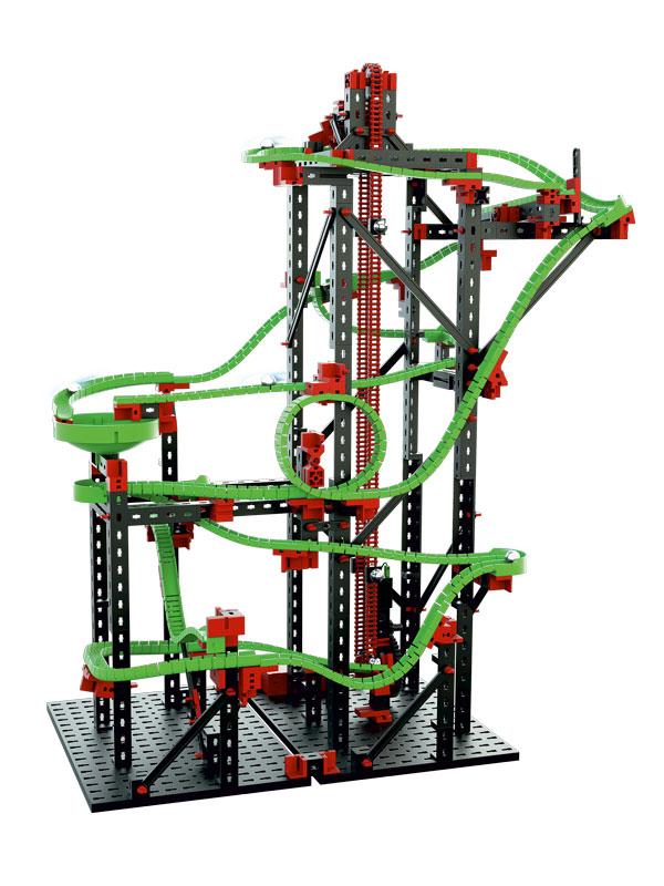 Fischer Technik fischertechnik 536621 - Žaislinis marmurinis bėgimas ir kamuoliukai (rinkinys) - 7 m. - Daugiaspalvis - 465 mm - 80 mm - 390 mm
