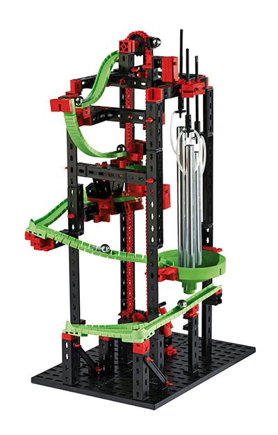 Fischer Technik fischertechnik Dynamic M - Physics erector set - 7 yr(s) - 550 pc(s) - Juodas,Žalias,Raudona - Steel - 465 mm