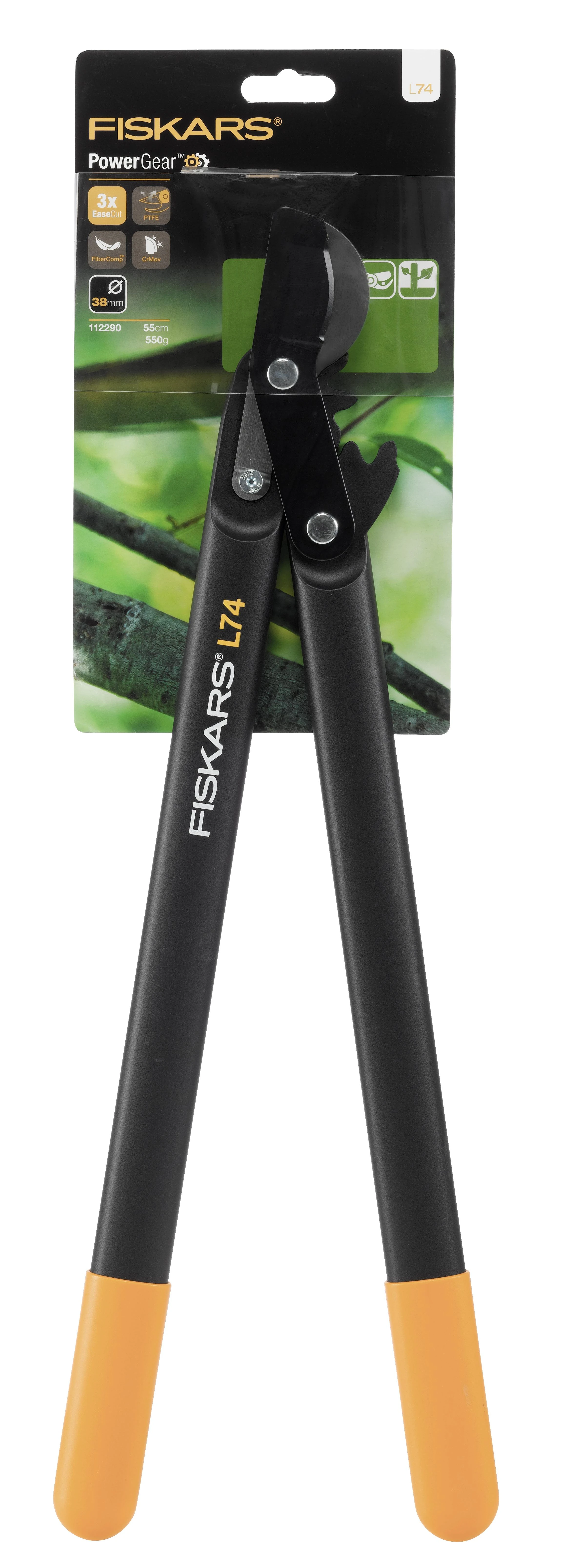 Fiskars PowerGear Lopper aplinkkelis, kablio galvutė (M) L74