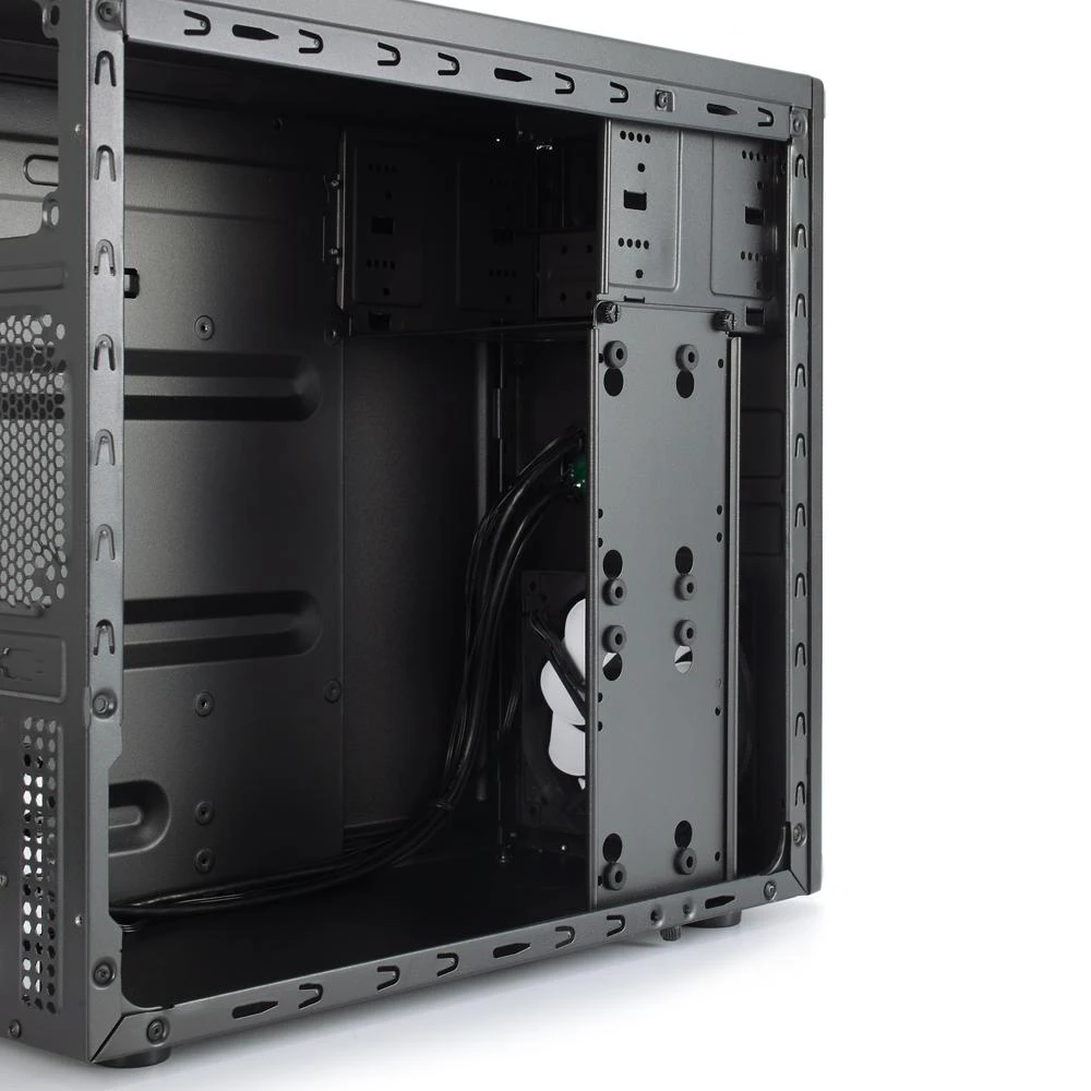 „Fractal Design“ | „CORE 1100“ | Juodas | „Micro ATX“ | ATX maitinimo šaltiniai, iki 185 mm, jei sumontuotas tipinio ilgio optinis įrenginys