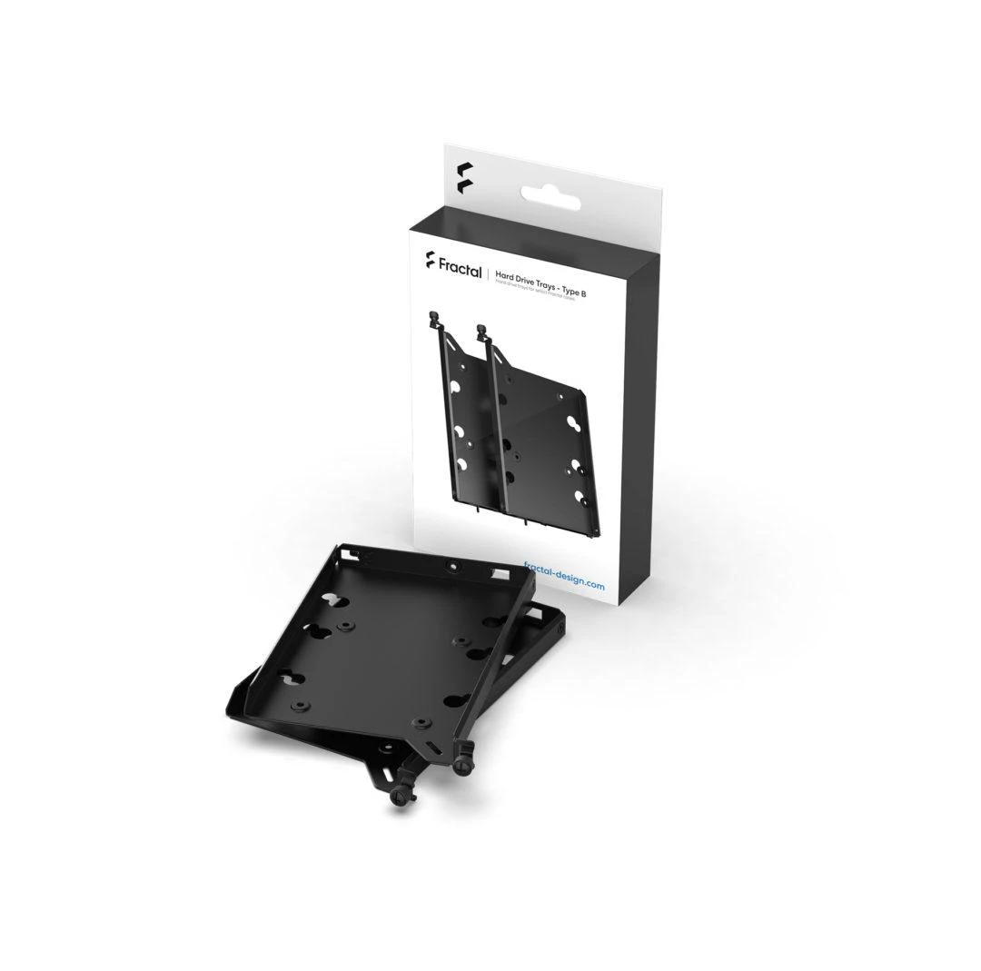 Fractal Design Fraktalų dizainas | HDD dėklo rinkinys – B tipo (2 pakuotės) | Juodas