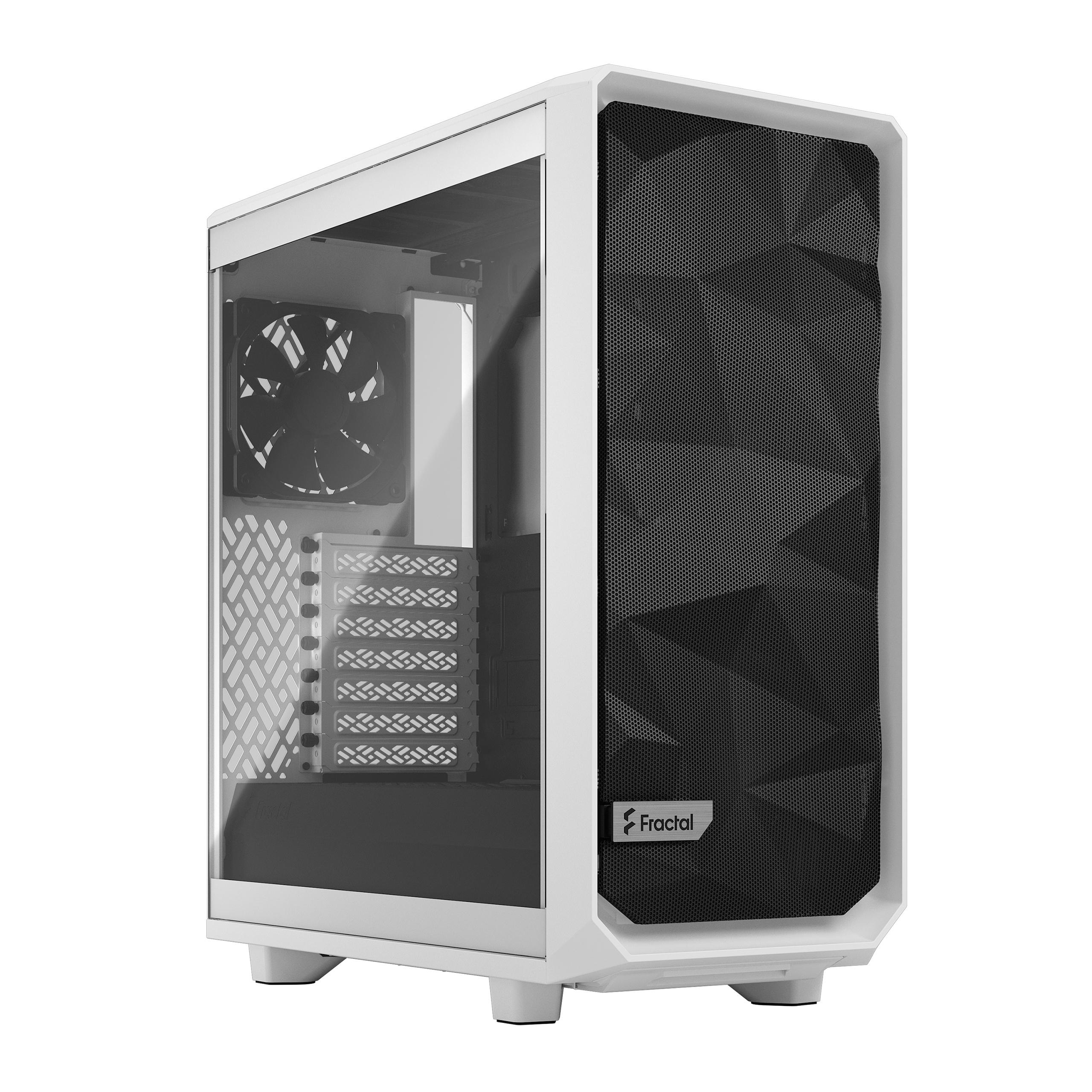 Fractal Design | Meshify 2 Compact Clear Tempered Glass | ATX | Baltas