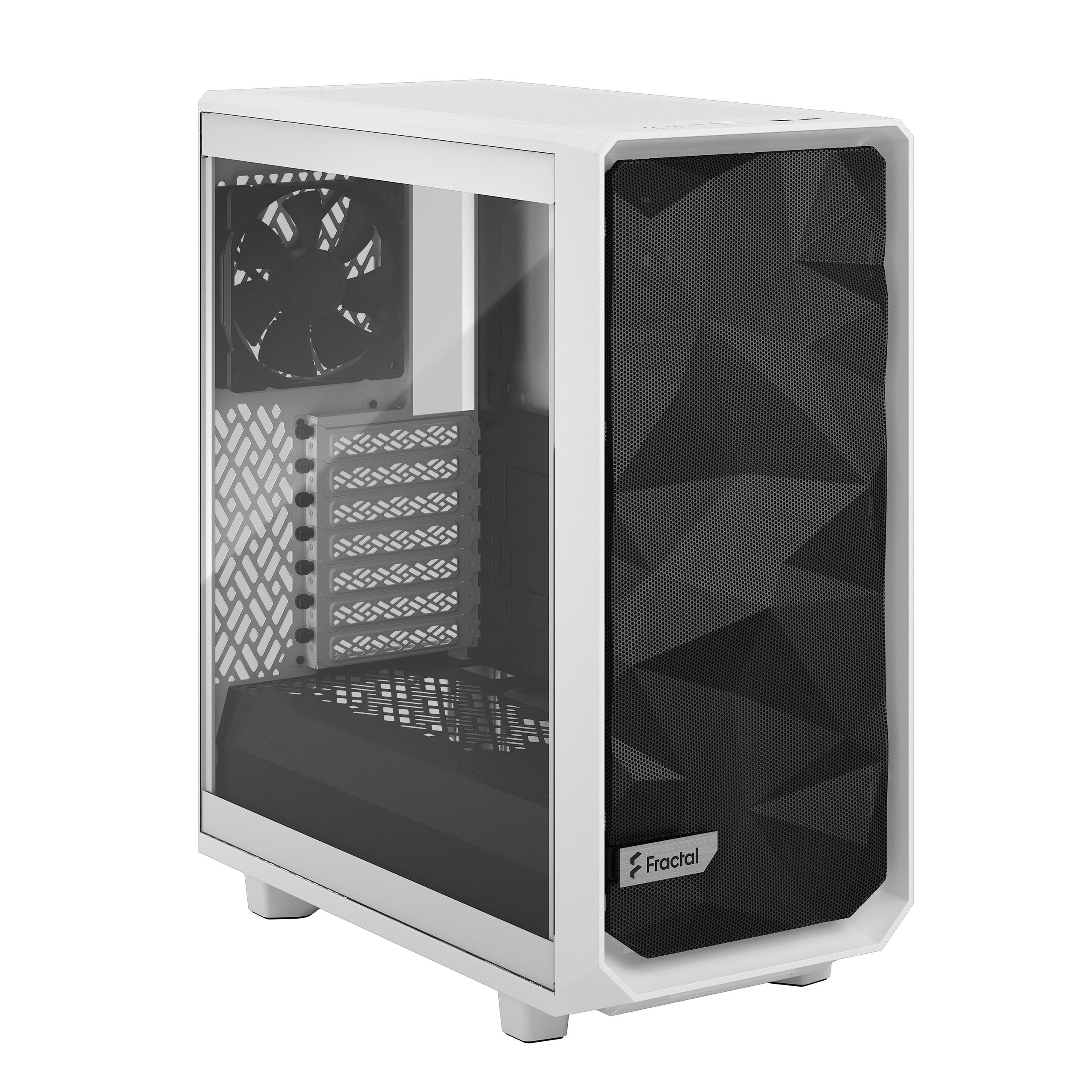 Fractal Design | Meshify 2 Compact Clear Tempered Glass | ATX | Baltas
