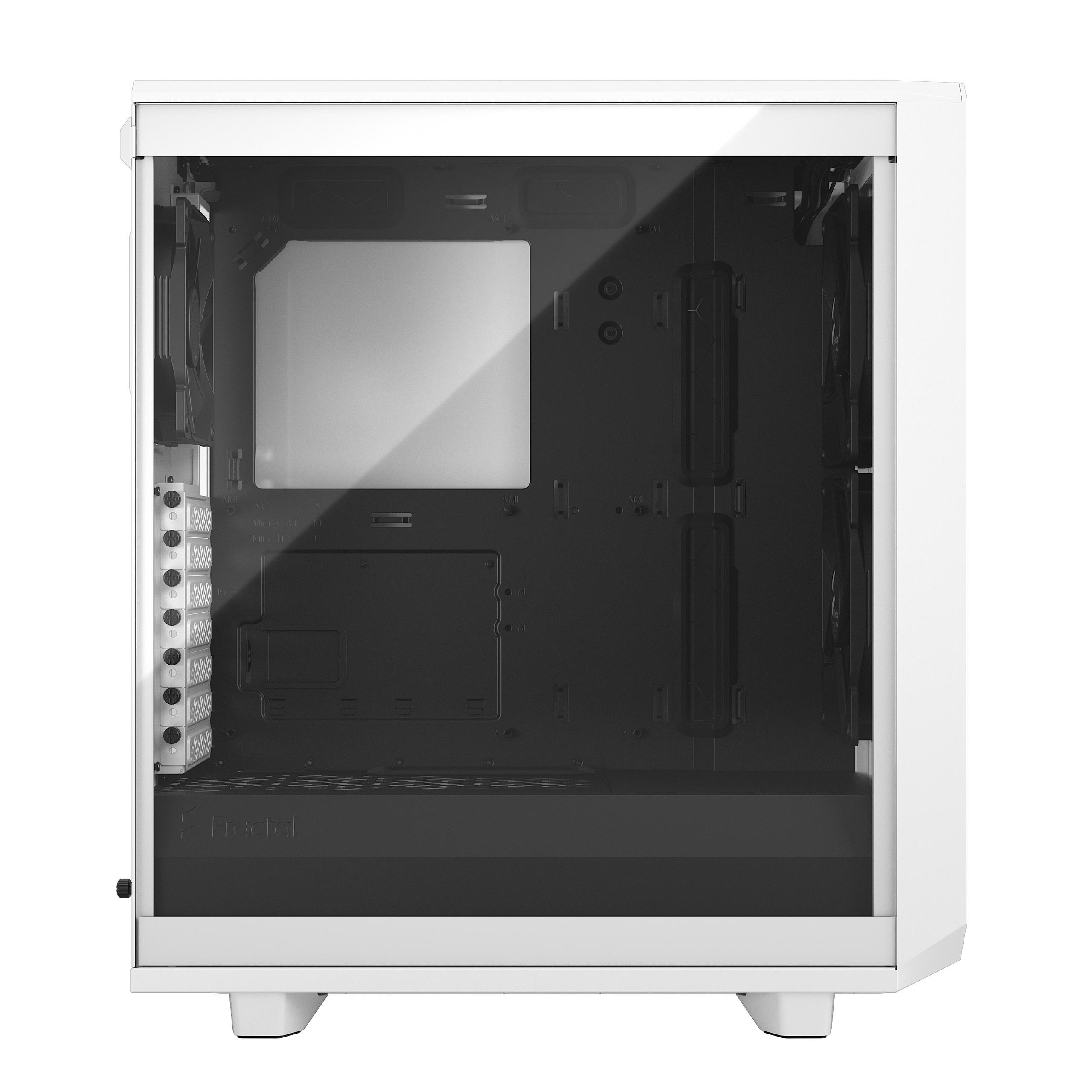 Fractal Design | Meshify 2 Compact Clear Tempered Glass | ATX | Baltas