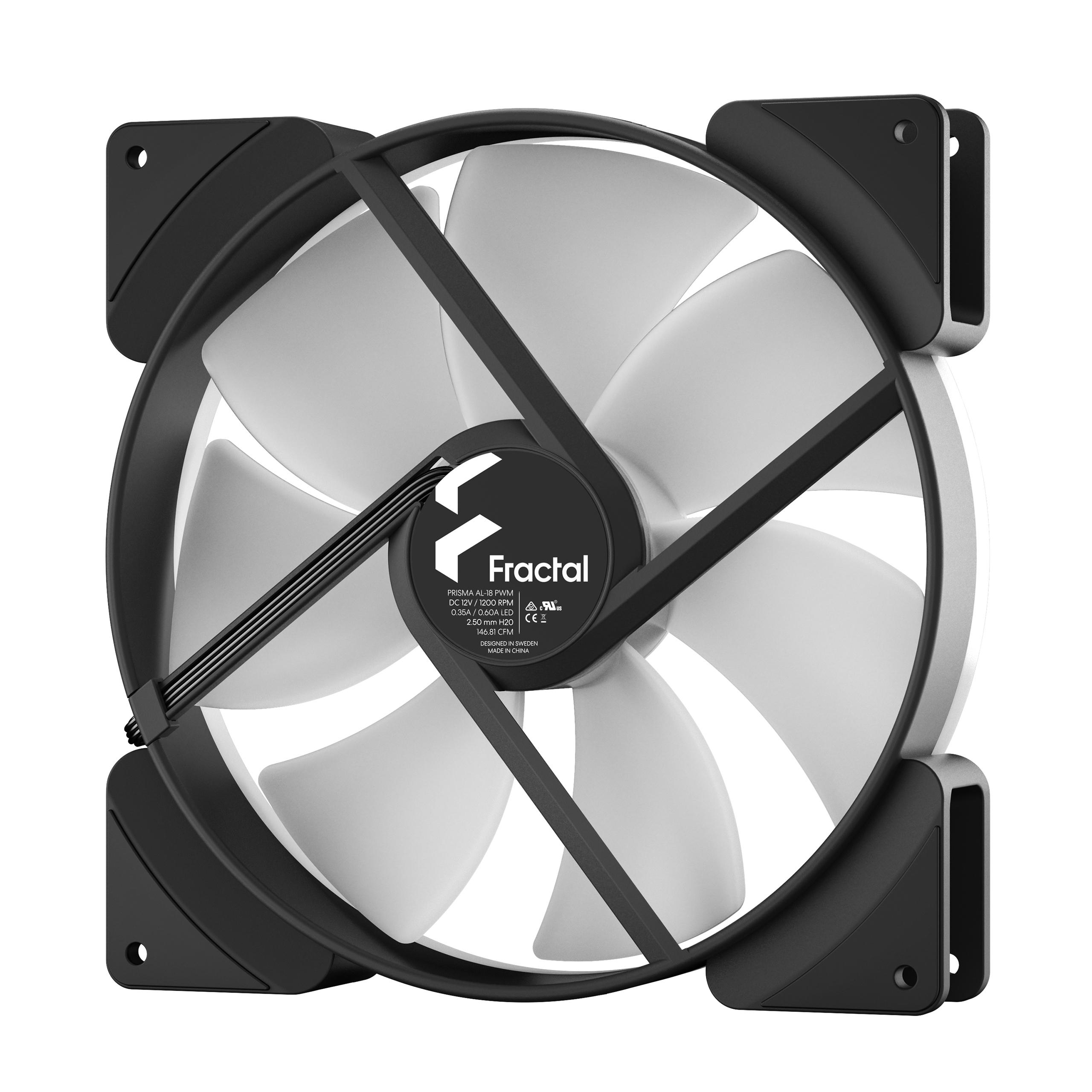 Fractal Design Fraktalų dizainas | Prisma AL-18 ARGB PWM | Korpuso ventiliatorius