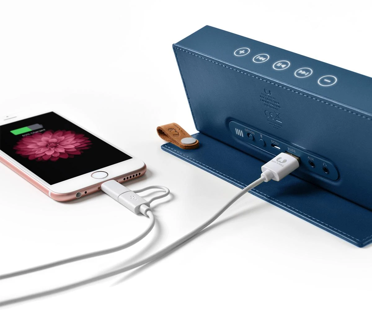Fresh'n Rebel kolonėlė Rockbox Fold Fabriq Edition indigo spalvos