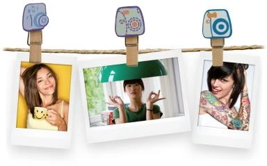 Nuotraukų rėmelis Fujifilm Instax design clips Camera design