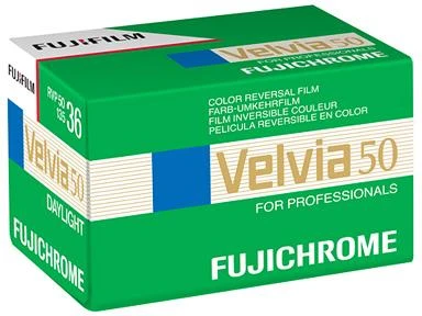 Fujifilm Spalvota pozityvinė fotojuosta VELVIA RVP 50 135/36