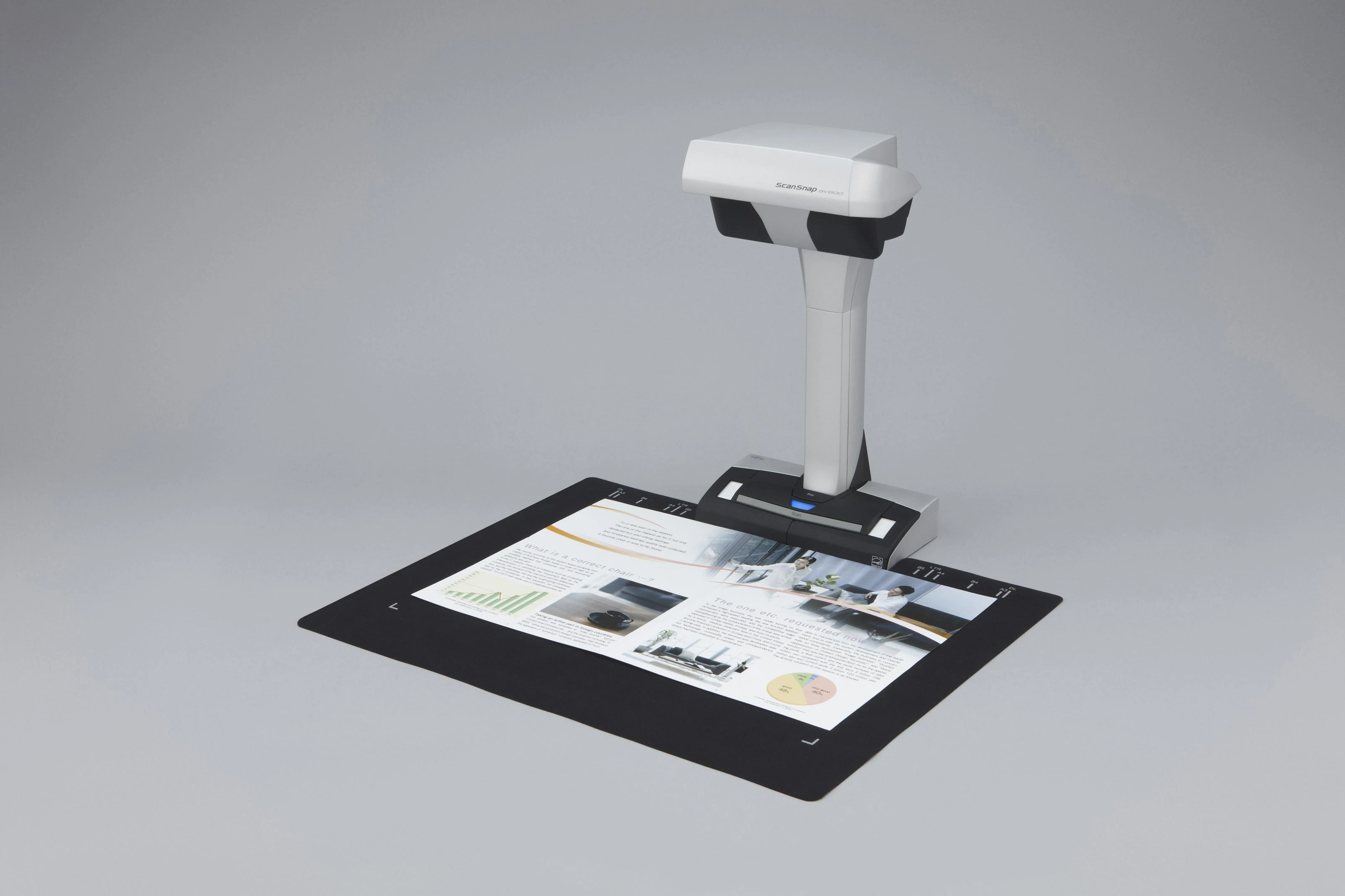 „Fujitsu ScanSnap SV600“ – viršgalvinis skeneris – 432 x 300 mm