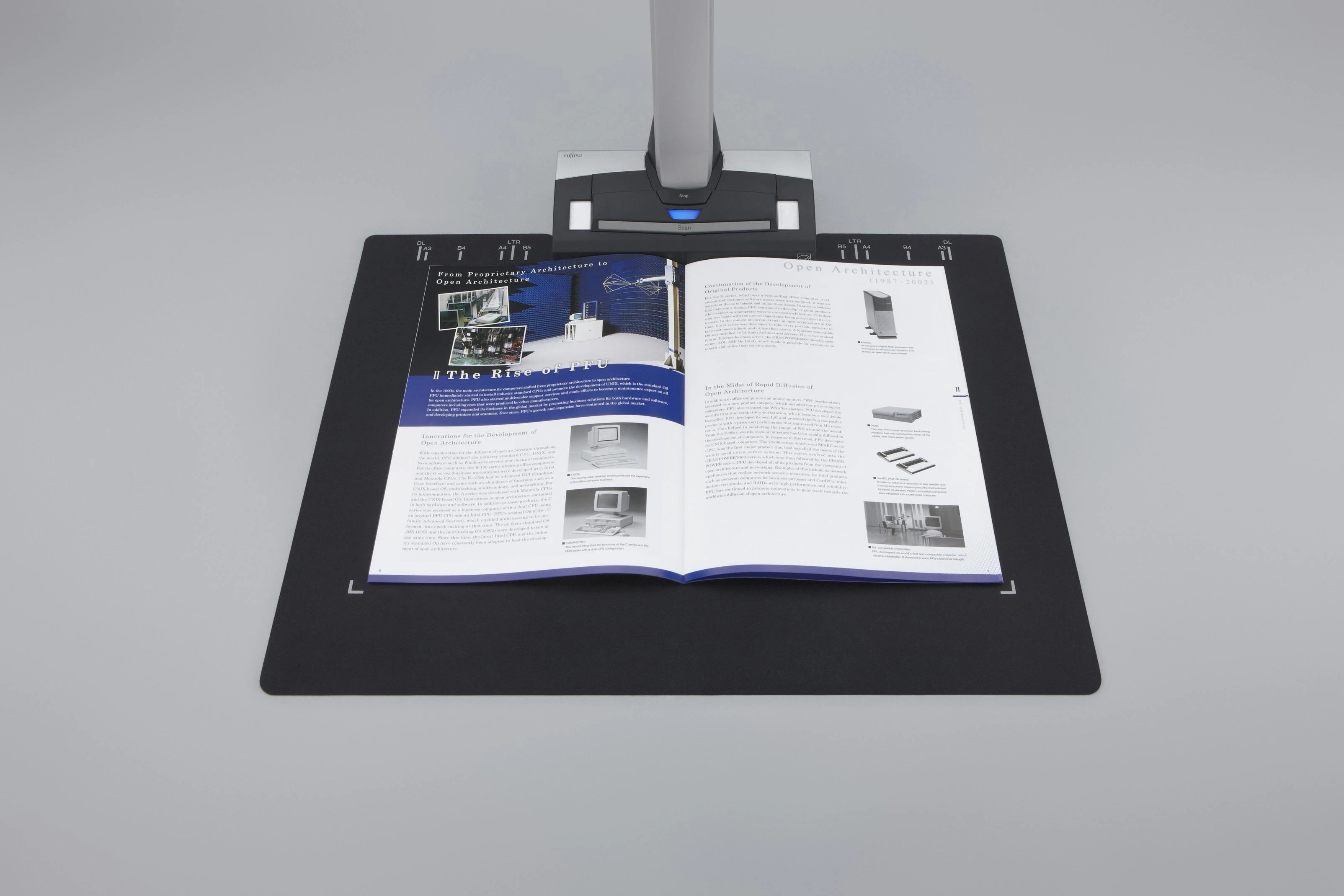 „Fujitsu ScanSnap SV600“ – viršgalvinis skeneris – 432 x 300 mm