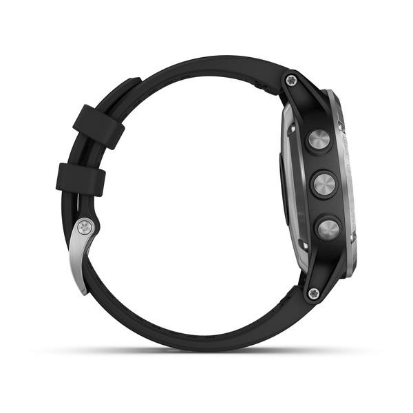 Išmanusis laikrodis Garmin fenix 5 Plus (Sidabrinis su juodu dirželiu) |  Varle.lt