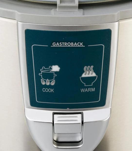 Ryžių virimo puodas Gastroback Rice cooker 42507 Inox/ Baltas, 450 W, Capacity 3 L, Number of baskets 2
