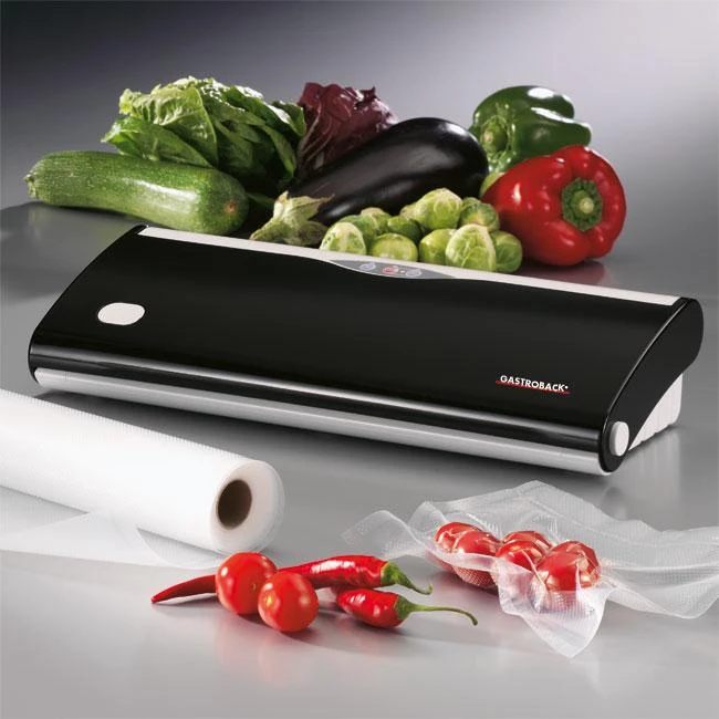 Vakuumatorius Gastroback Design Pro Automatic, Juodas, 120 W, 1 roll filmas
