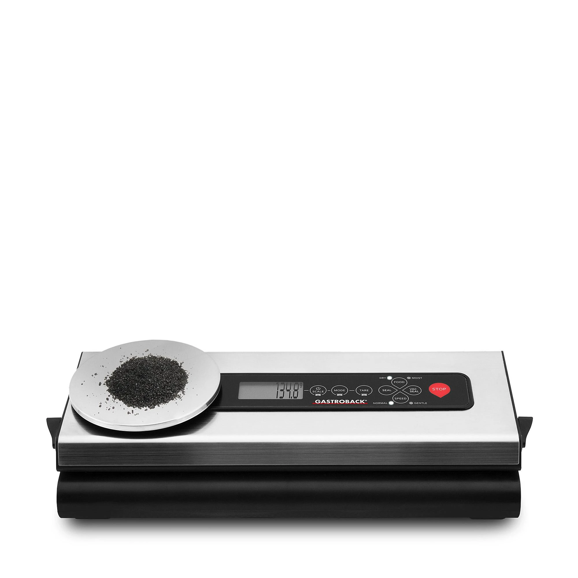 Gastroback Vacuum sealer with scale 46012 Nerūdijantis plienas/ juodas, 110 W