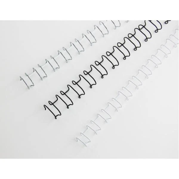 Acco Metalinės įrišimo spiralės GBC A4 21L, 12mm, 100 vnt./pak., balta sp.