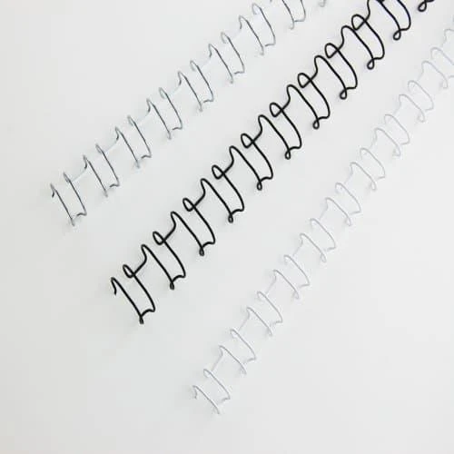 Acco Metalinės įrišimo spiralės GBC A4 21L, 12mm, 100 vnt./pak., balta sp.