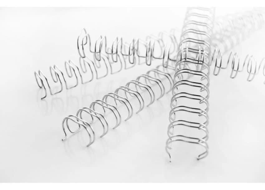 Staples GBC Wire spygliai 34 apsisukimai, 8mm, balta 100 vnt