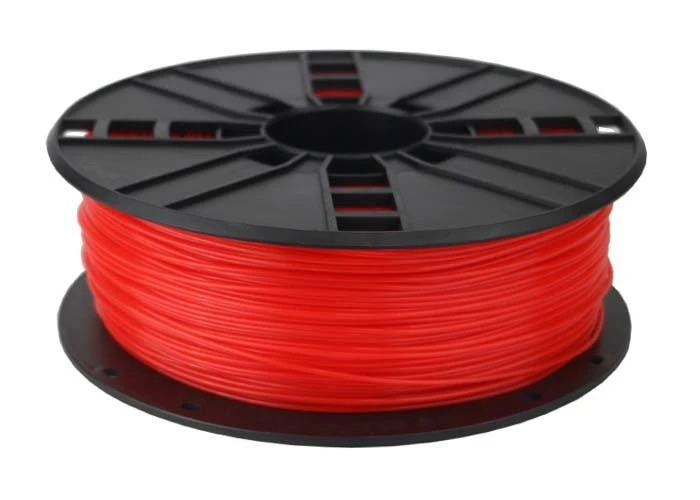 Gembird ABS 1,75 mm fluorescencinis raudonas gijos ritinys