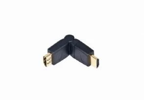 HDMI į HDMI adapteris sulenkiamu korpusu