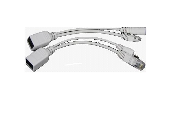 Gembird POE adapterių pora su RJ45 ir DC jungtimis