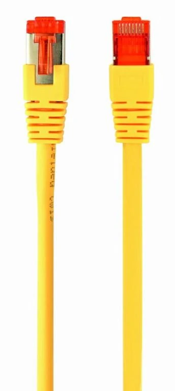 GEMBIRD PP6A-LSZHCU-Y-0,5M Gembird patchcord RJ45, kat. 6A,SFTP, LSZH, 0,5m, geltona