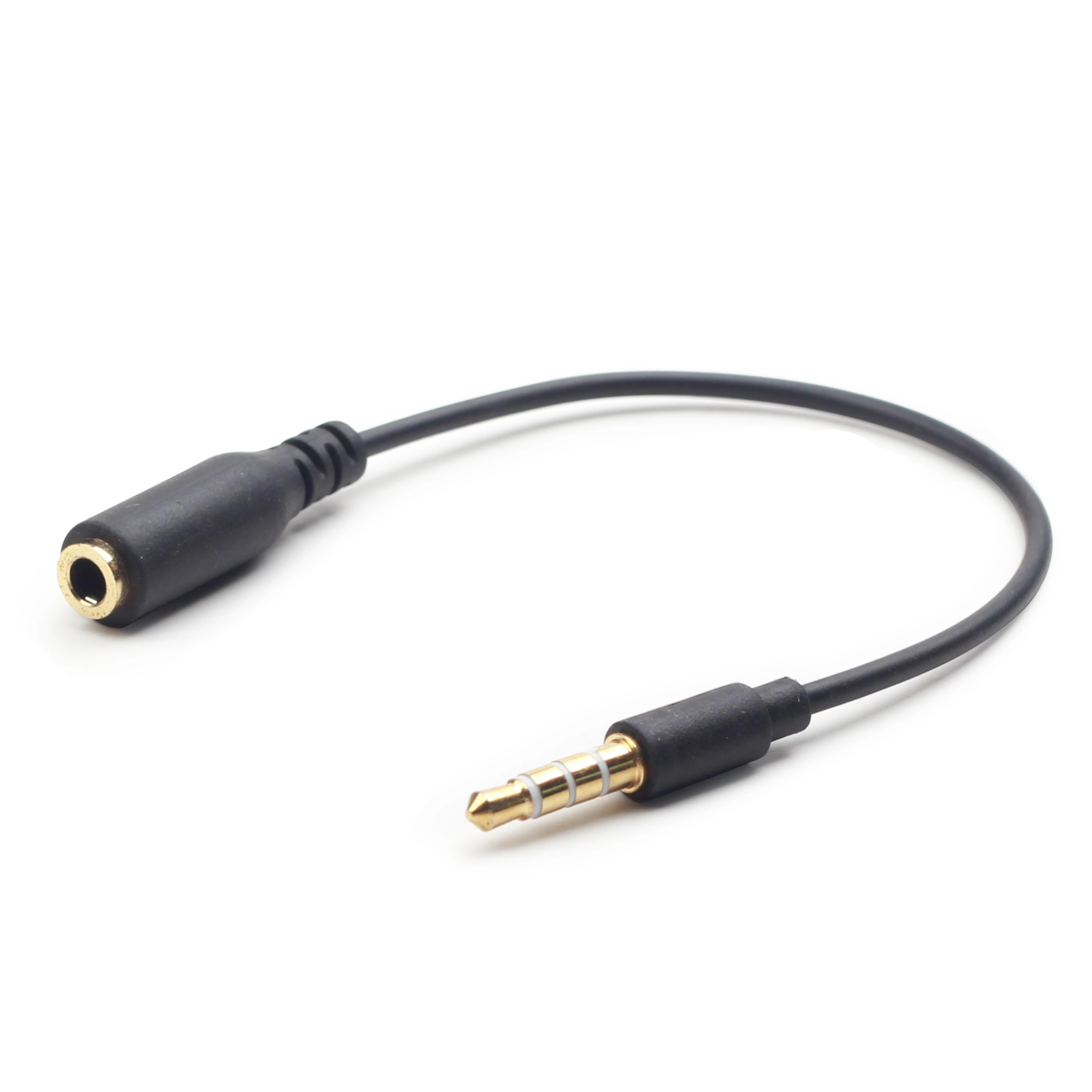 3.5 mm minijack garso ilgintuvas su auksuotais kontaktais