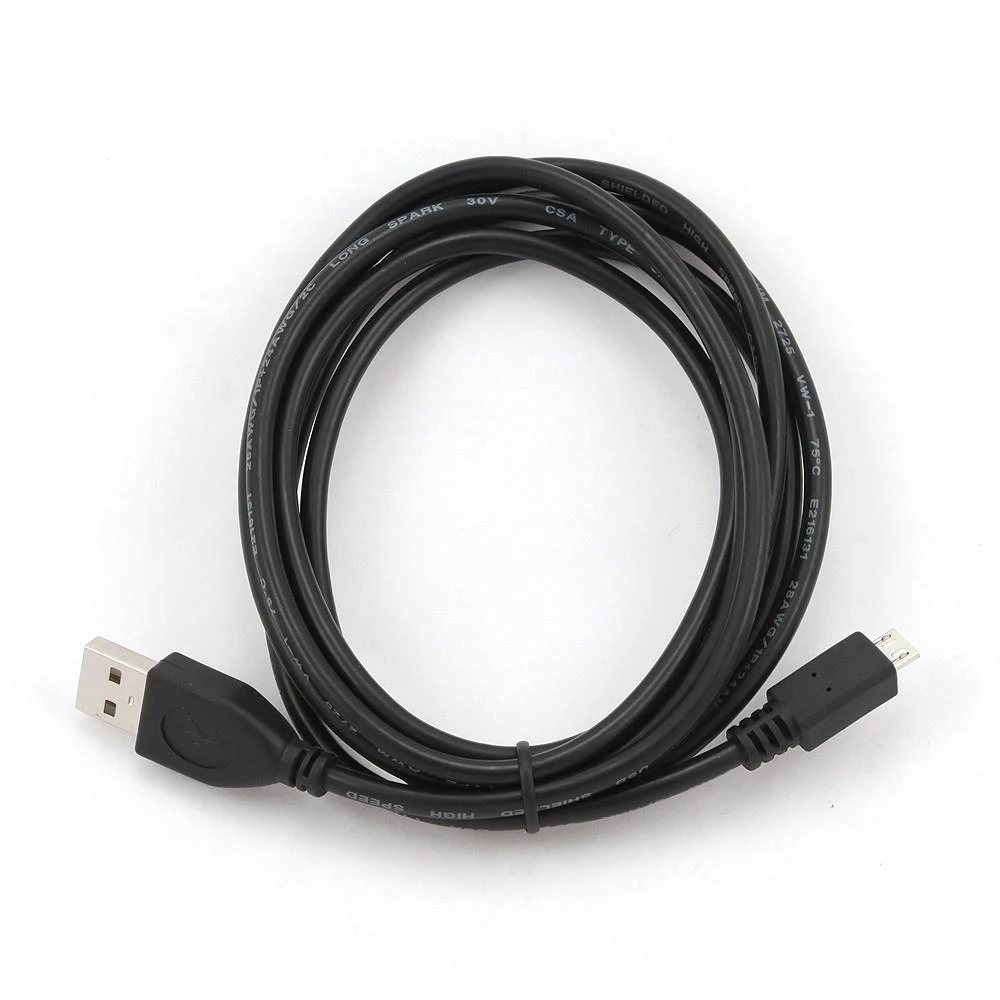 GEMBIRD CCP-MUSB2-AMBM-10 Gembird micro USB cable 2.0 AM-MBM5P juodas 3m