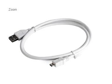 GEMBIRD CCP-MUSB2-AMBM-W-1M Gembird micro USB 2.0 kabelis AM-MBM5P 1m, baltas