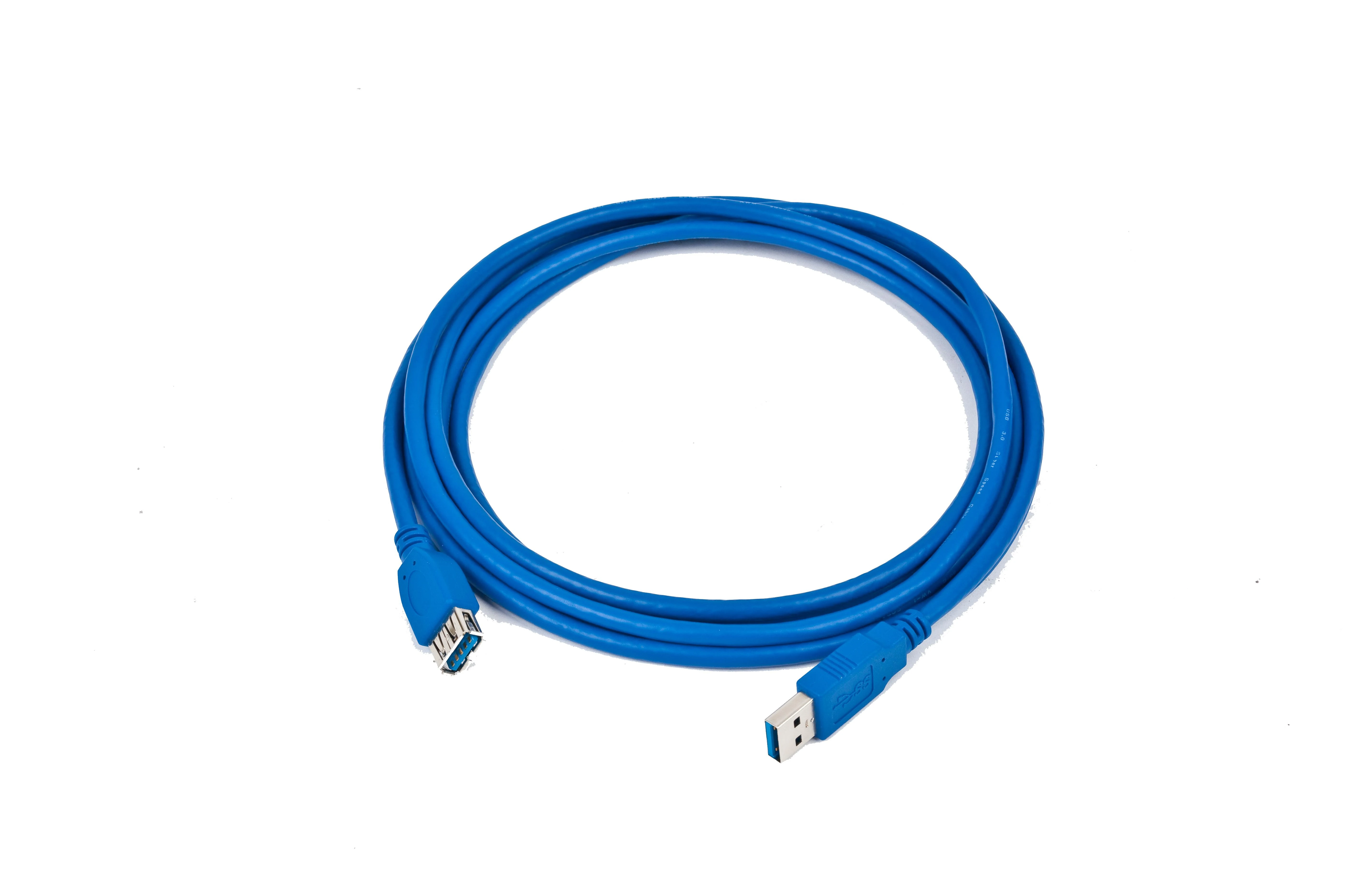 GEMBIRD CCP-USB3-AMAF-6 Aukštos klasės USB 3.0 prailginimo kabelis, USB A tipo kištukas - USB A tipo kištukas, 1,8 metro, mėlynas
