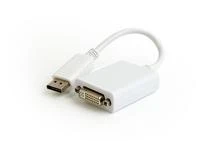 GEMBIRD A-DPM-DVIF-03-W Gembird Displayport v1.2 kištukas į DVI (24+5 kištuką) kištuką, baltas