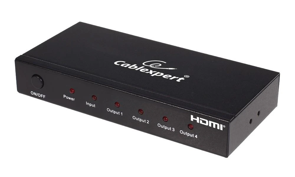 Gembird HDMI skirstytuvas su šviesos indikatoriais