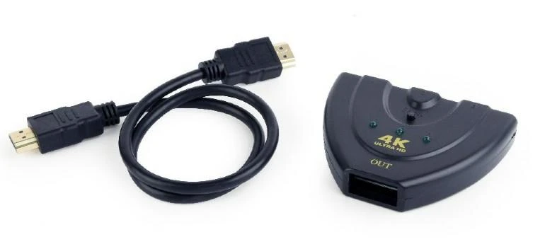 HDMI skirstytuvas su 4K palaikymu ir laidu